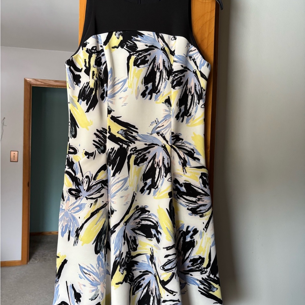 Chaps Floral A-line Dress